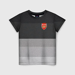 Детская футболка ФК Арсенал: Серый стиль