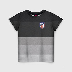 Детская футболка ФК Атлетико Мадрид: Серый стиль