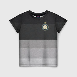 Детская футболка ФК Интер: Серый стиль