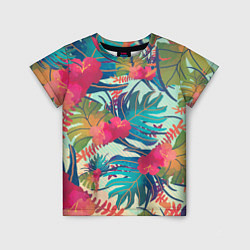 Детская футболка Тропический мотив