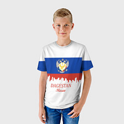 Футболка детская Dagestan: Russia, цвет: 3D-принт — фото 2