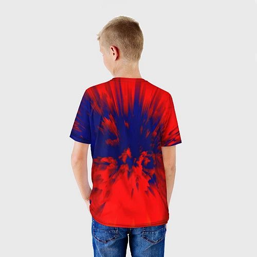 Детская футболка AC/DC: Red & Blue / 3D-принт – фото 4