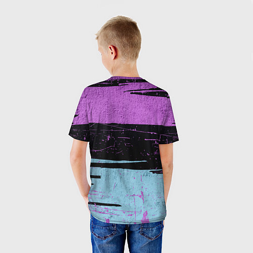 Детская футболка Asking Alexandria: Purple Death / 3D-принт – фото 4