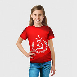 Футболка детская Патриот СССР, цвет: 3D-принт — фото 2