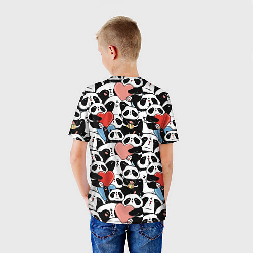 Детская футболка Funny Pandas / 3D-принт – фото 4