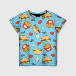 Детская футболка Yum Fast Food