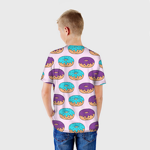 Детская футболка Любитель пончиков / 3D-принт – фото 4
