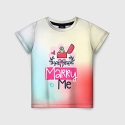 Детская футболка Marry me