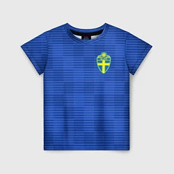 Детская футболка Сборная Швеции: Гостевая ЧМ-2018