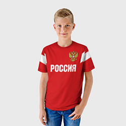 Футболка детская Сборная России, цвет: 3D-принт — фото 2
