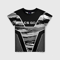 Детская футболка CS:GO Grey Camo
