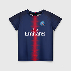 Футболка детская FC PSG: Neymar Home 18-19, цвет: 3D-принт