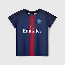 Детская футболка FC PSG: Mbappe Home 18-19