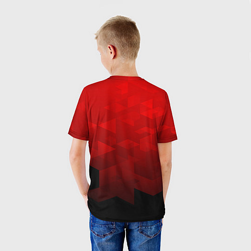 Детская футболка FC Man UTD: Red Poly / 3D-принт – фото 4