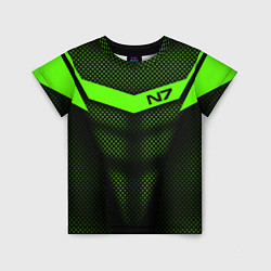 Детская футболка N7: Green Armor