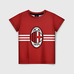 Футболка детская AC Milan 1899, цвет: 3D-принт