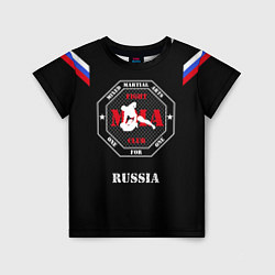 Футболка детская MMA Russia, цвет: 3D-принт