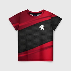 Детская футболка Peugeot: Red Sport