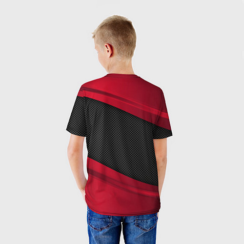 Детская футболка Isuzu: Red Sport / 3D-принт – фото 4