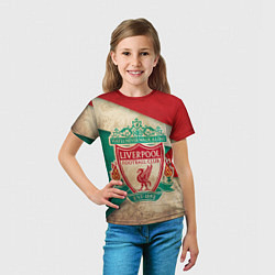 Футболка детская FC Liverpool: Old Style, цвет: 3D-принт — фото 2
