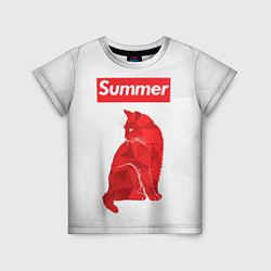 Детская футболка Summer Cat