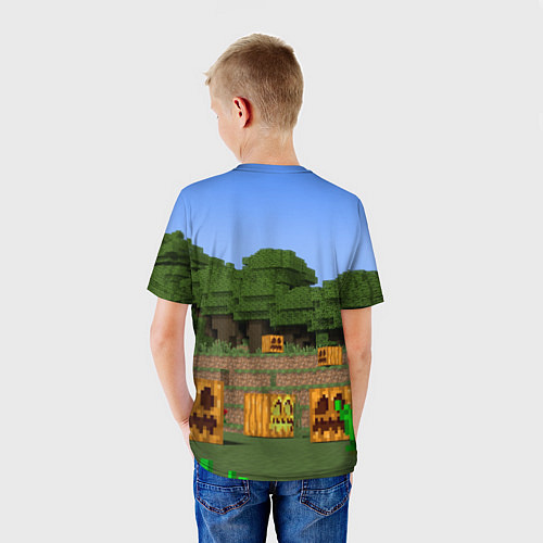 Детская футболка Бросок Жемчуга Края / 3D-принт – фото 4