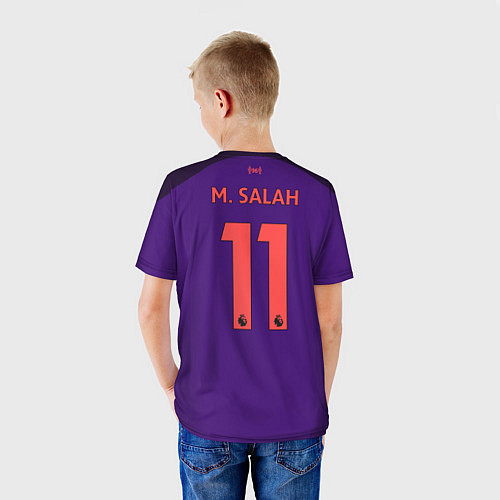 Детская футболка FC Liverpool: Salah Away 18/19 / 3D-принт – фото 4