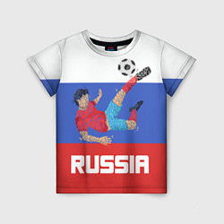 Детская футболка Russia Footballer