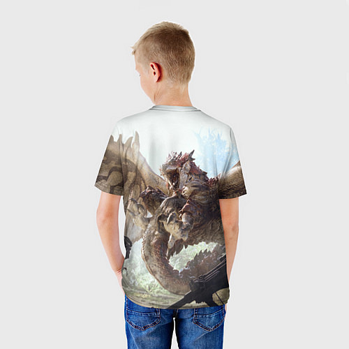 Детская футболка Monster Hunter: World / 3D-принт – фото 4
