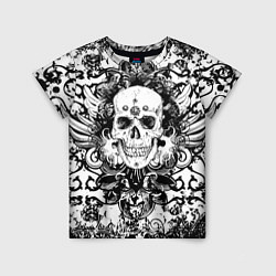 Детская футболка Grunge Skull