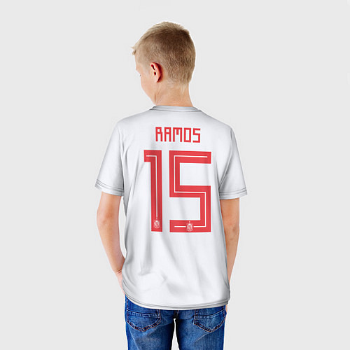 Детская футболка Ramos Away WC 2018 / 3D-принт – фото 4