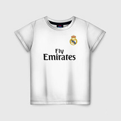 Футболка детская FC Real Madrid: Ramos Home 18-19, цвет: 3D-принт