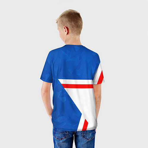 Детская футболка KSI ICELAND STAR / 3D-принт – фото 4