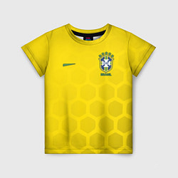 Футболка детская Brazil Team: WC 2018, цвет: 3D-принт