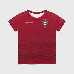 Детская футболка Сборная Португалии соты сетка