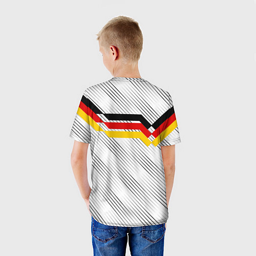Детская футболка Немецкий футбол / 3D-принт – фото 4