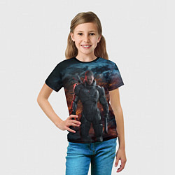 Футболка детская Mass Effect: Soldier, цвет: 3D-принт — фото 2