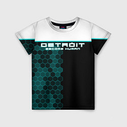 Детская футболка Detroit: Cyber Hexagons