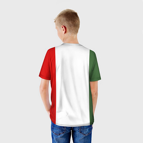 Детская футболка Мексиканский герб / 3D-принт – фото 4