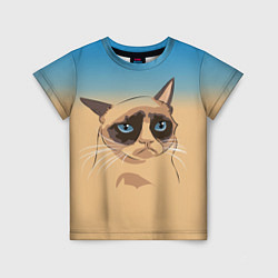 Детская футболка Grumpy cat