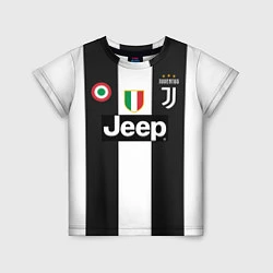 Футболка детская FC Juventus 18-19, цвет: 3D-принт