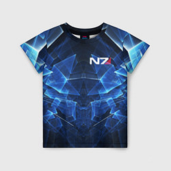 Детская футболка Mass Effect: Blue Armor N7