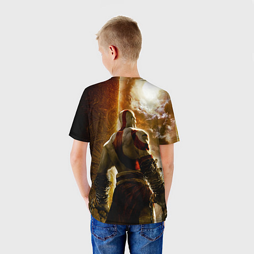 Детская футболка Генерал Кратос / 3D-принт – фото 4