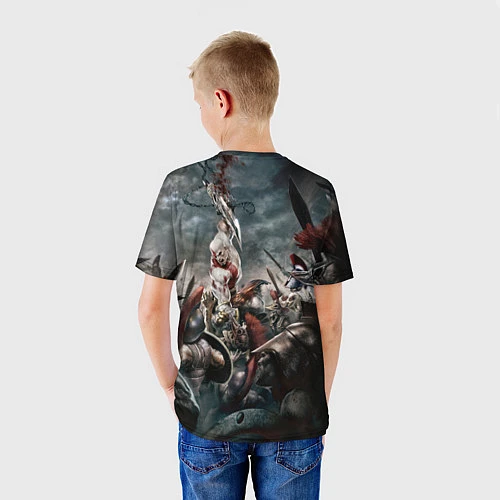 Детская футболка God of War / 3D-принт – фото 4