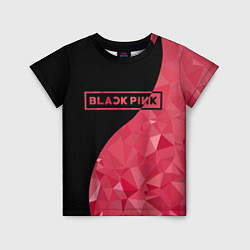 Детская футболка Black Pink: Pink Polygons