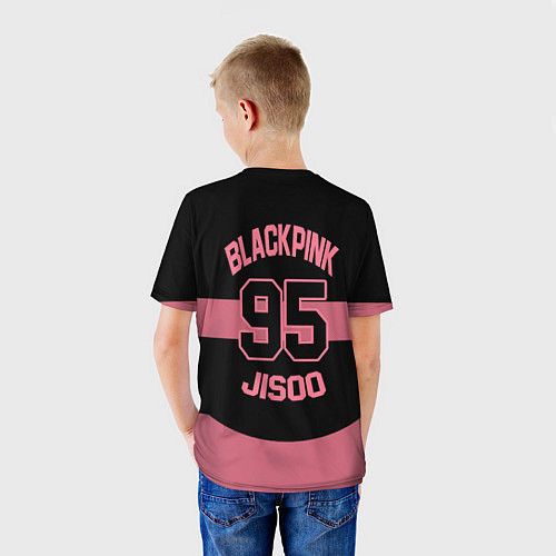 Детская футболка Black Pink: Jisoo 95 / 3D-принт – фото 4