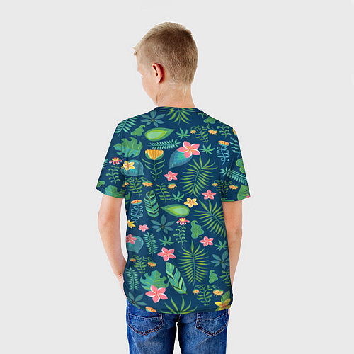 Детская футболка Тропический лес / 3D-принт – фото 4