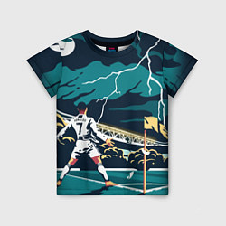Детская футболка Ronaldo lightning