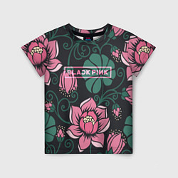 Детская футболка Black Pink: Delicate Flowers