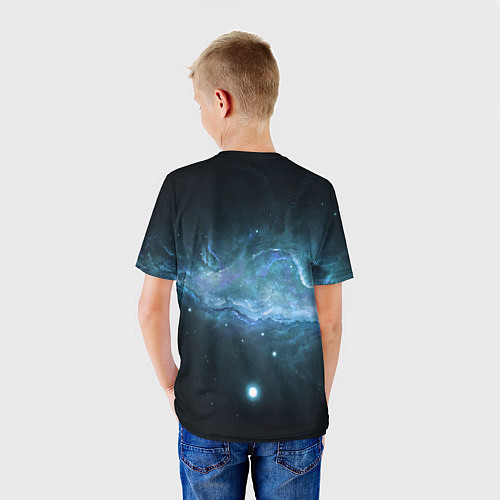 Детская футболка NASA: Space Light / 3D-принт – фото 4